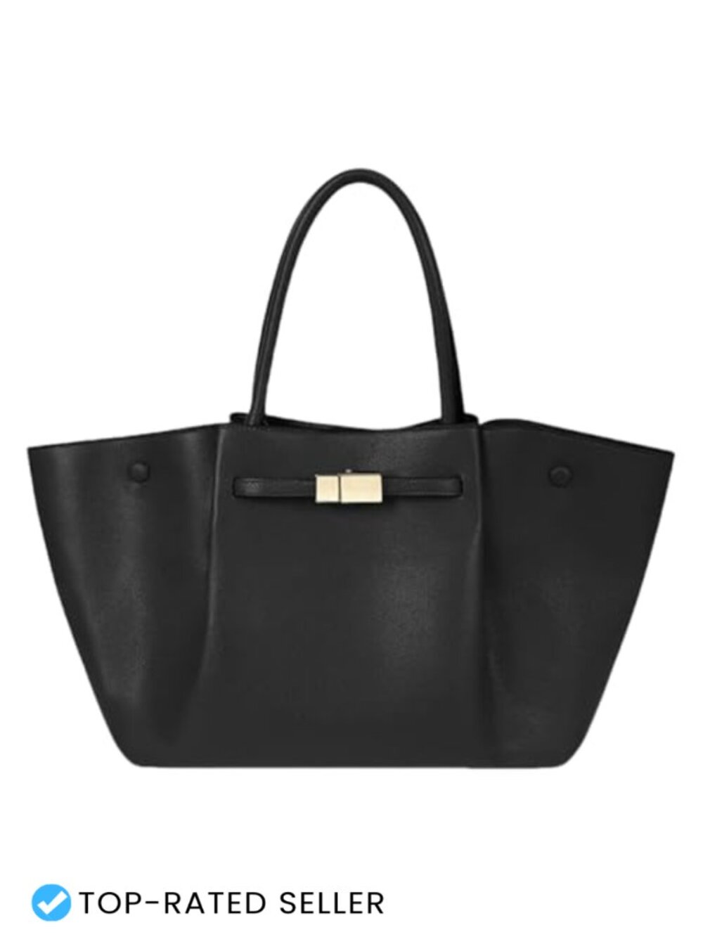 Vegan Leather Top Handle Tote Bag Women Crossbody Shoulder Handbag